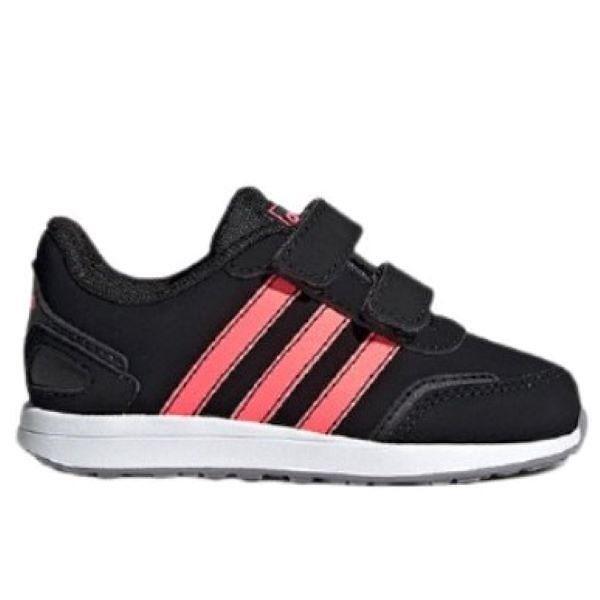 Бебешки спортни обувки ADIDAS Switch Черно с розови ленти FW6662