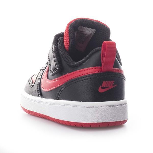Бебешки спортни обувки NIKE COURT BOROUGH Черно с червено BQ5453 007