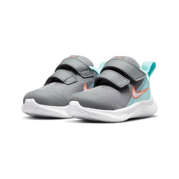 Pantofi sport pentru bebeluși Nike Star Runner 3 TDV Gri / albastru