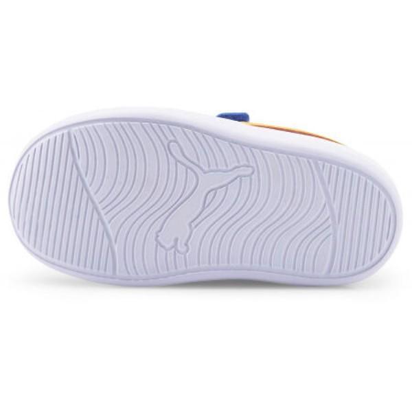 Pantofi sport pentru bebeluși PUMA COURTFLEX Albaștri cu accente galbene
