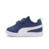 Pantofi sport pentru bebeluși PUMA COURTFLEX bleumarin cu verde