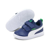 Pantofi sport pentru bebeluși PUMA COURTFLEX bleumarin cu verde