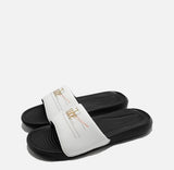 Παντόφλες Nike Victori One Slide Print Black/White CN9678-103