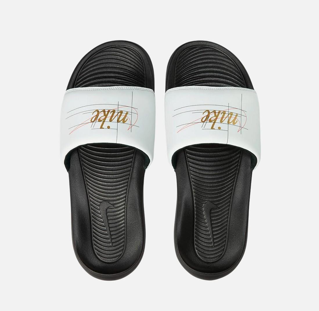 Παντόφλες Nike Victori One Slide Print Black/White CN9678-103