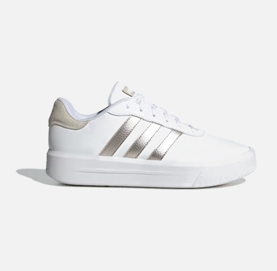 Дамски кецове ADIDAS Court Platform White/Gold/Grey ID1969