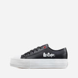 Дамски кожени кецове на платформа LEE COOPER Черно
