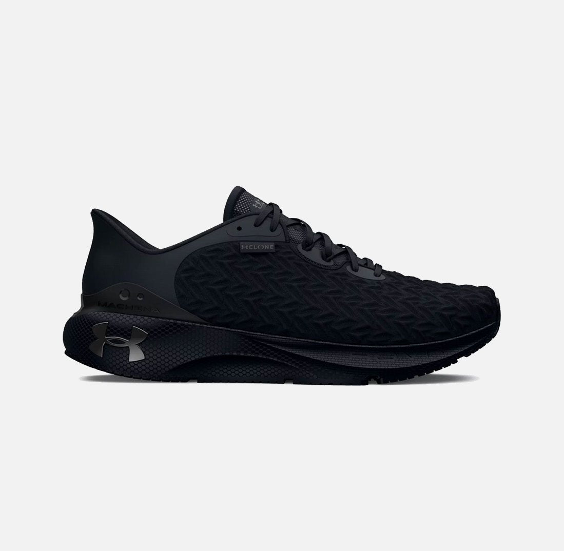 Adidași damă Under Armour HOVR Machina 3 Clone Black / White / Metallic Silver 3026732-001