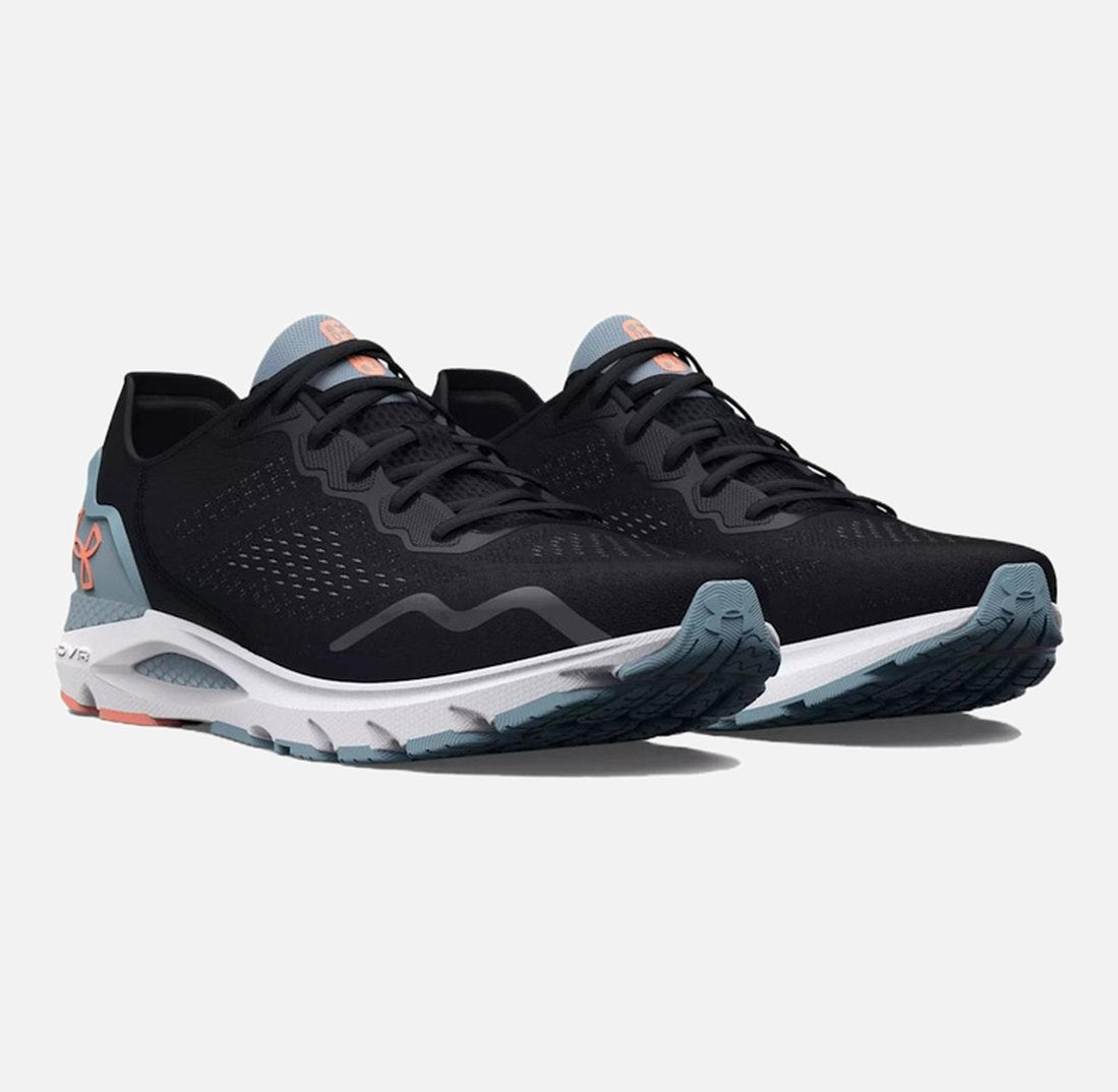 Дамски маратонки Under Armour HOVR Sonic 6 Black/Blue Granite/Bubble Peach 3026128-004