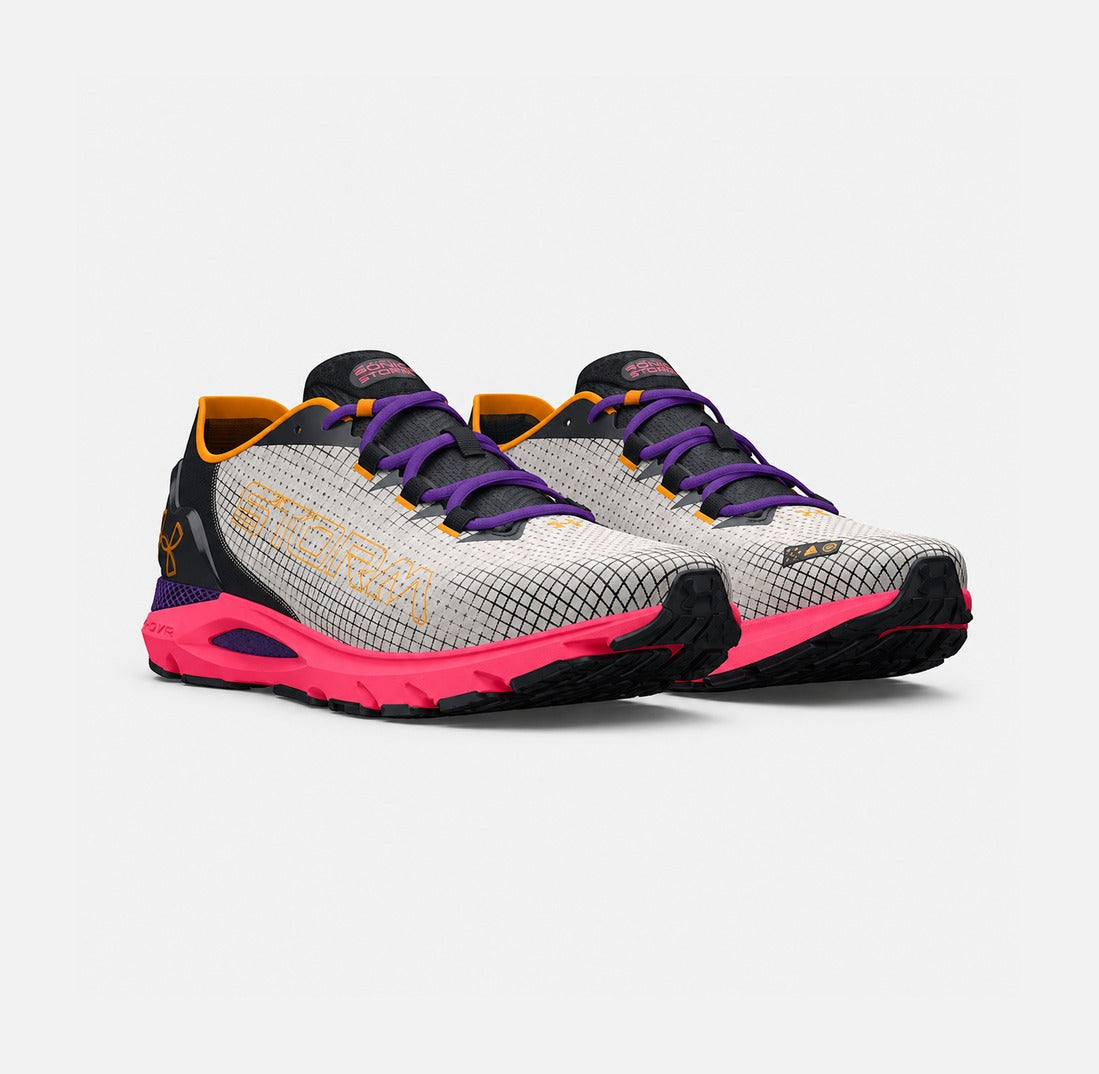 Дамски маратонки Under Armour HOVR Sonic 6 Storm White Clay / Pink Shock / Metro Purple 3026553-300