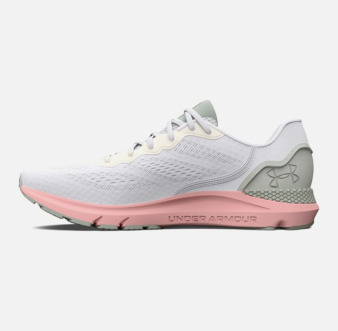 Дамски маратонки Under Armour HOVR Sonic 6 White/Olive Tint/Grove Green 3026128-103