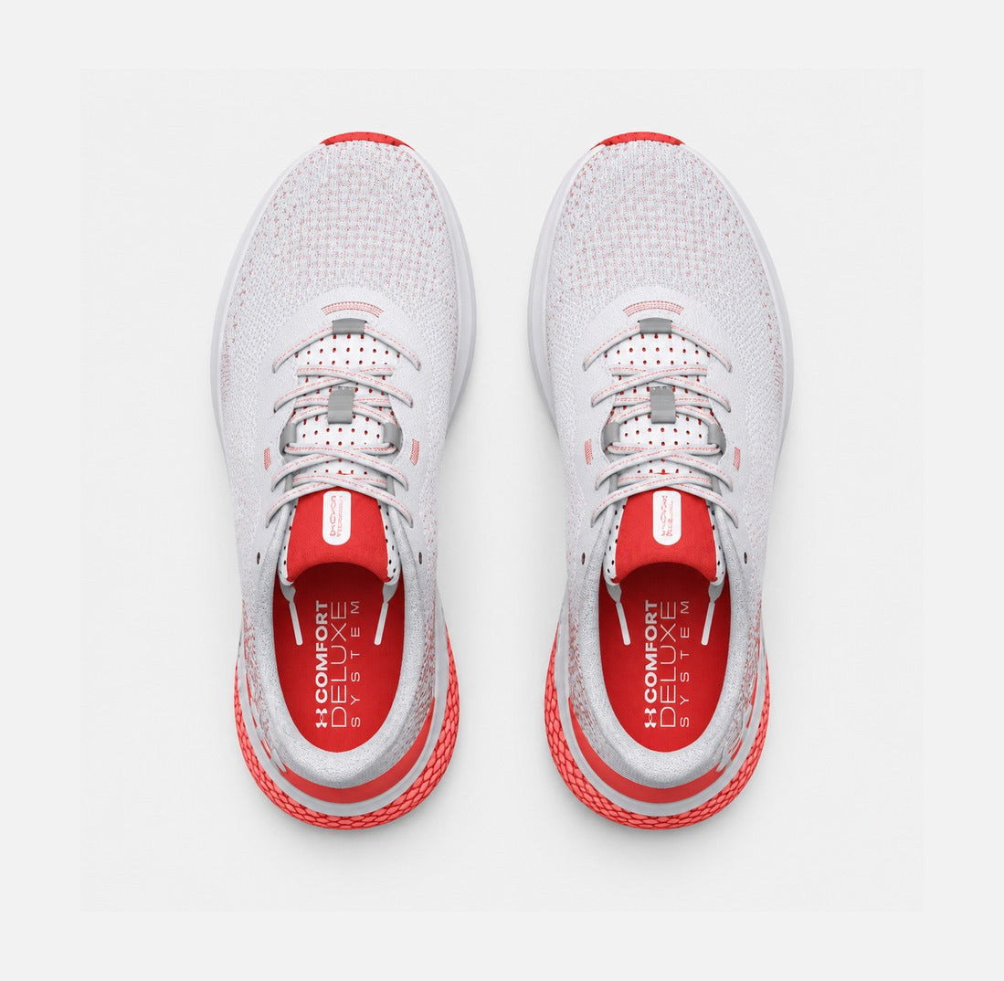 Дамски маратонки Under Armour HOVR Turbulence 2 White Pomegranate 3026525-100