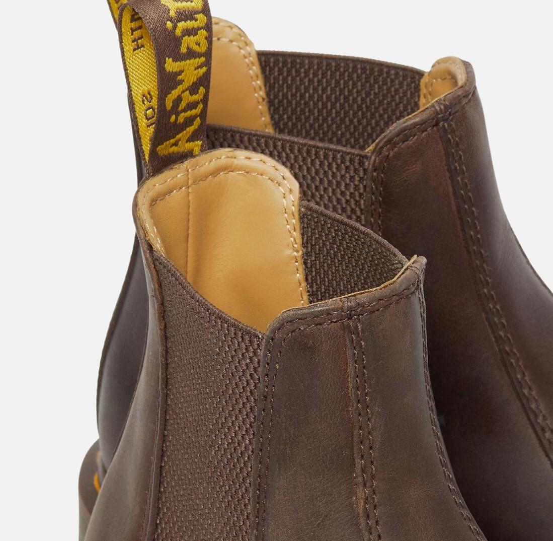 Дамски обувки боти Dr. Martens Chelsea 2976 Brown 27486201