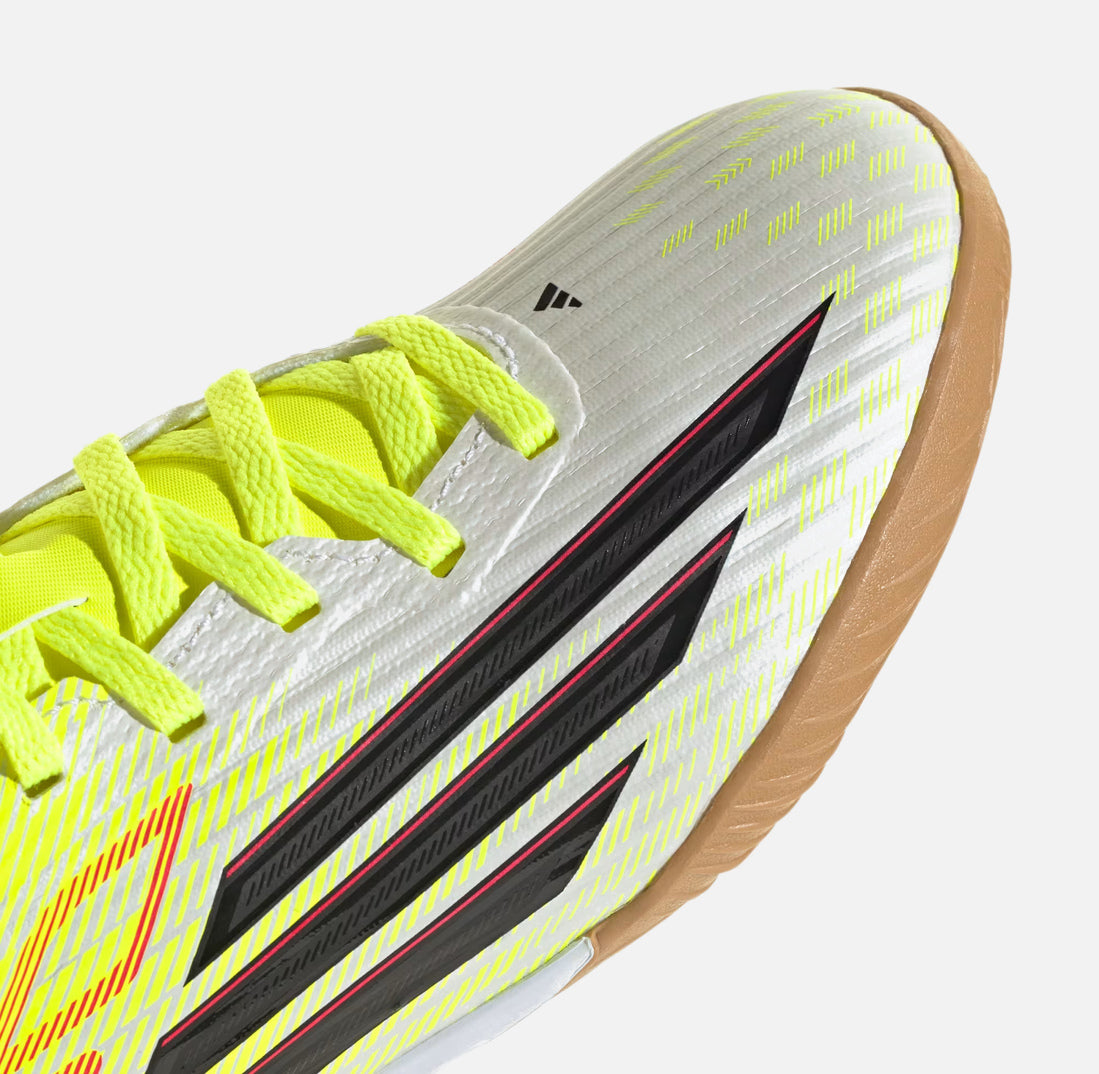 Детски футболни обувки ADIDAS F50 League IN Yellow/Black/Red JR9019