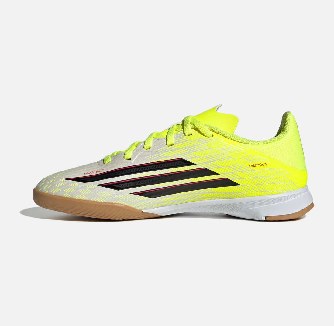 Детски футболни обувки ADIDAS F50 League IN Yellow/Black/Red JR9019