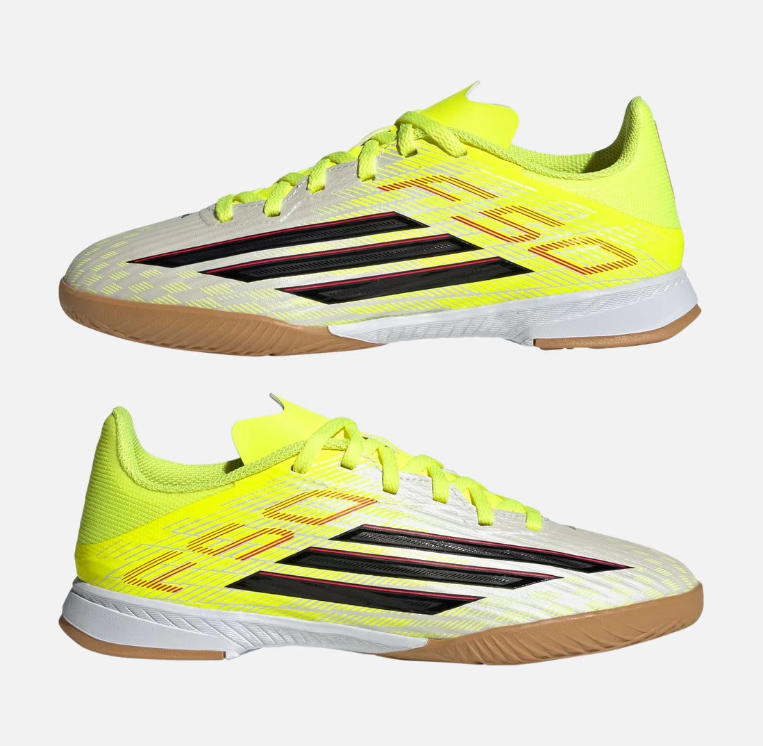 Детски футболни обувки ADIDAS F50 League IN Yellow/Black/Red JR9019