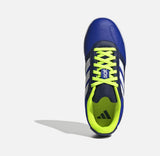 Детски футболни обувки ADIDAS Super Sala III Blue/White/Lime JR5401