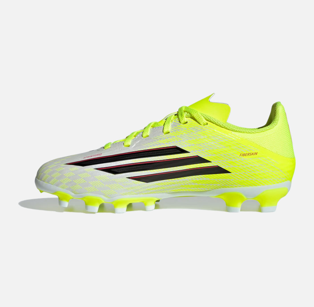 Детски футболни обувки калеври ADIDAS F50 League MG Yellow/Black/Red JR9022
