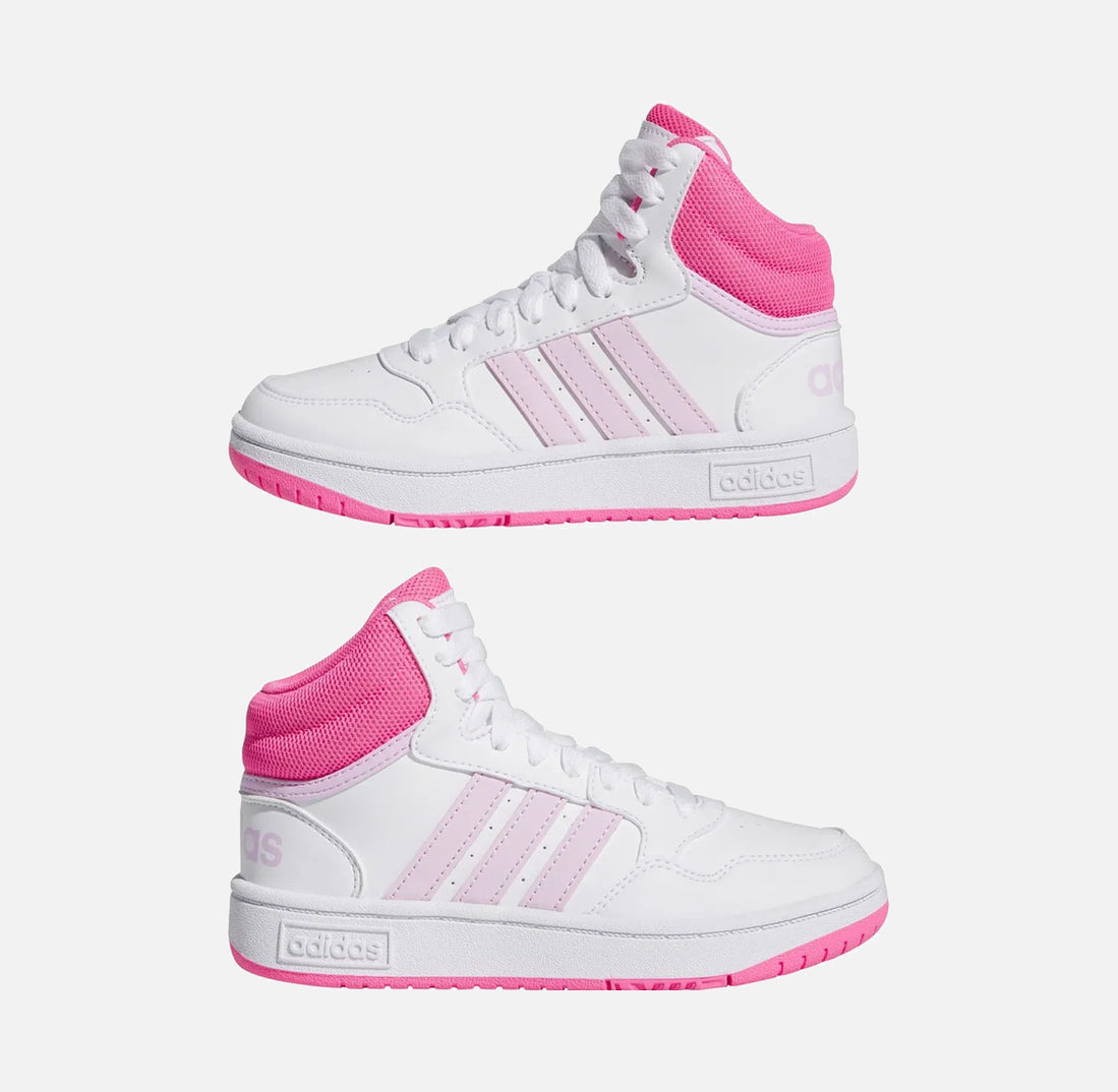 Детски кецове ADIDAS Hoops Mid 3.0 K White IF2722