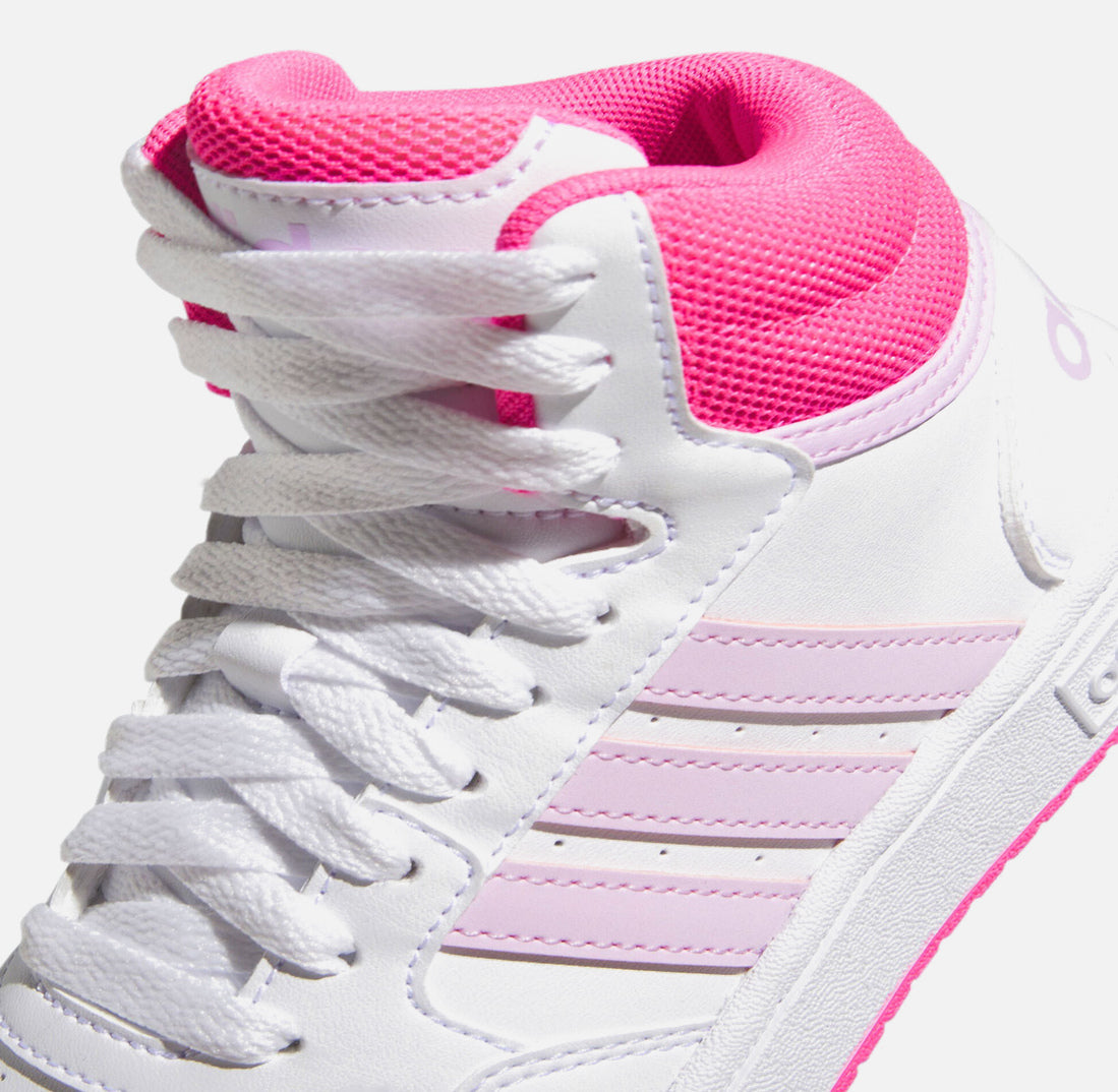 Детски кецове ADIDAS Hoops Mid 3.0 K White IF2722