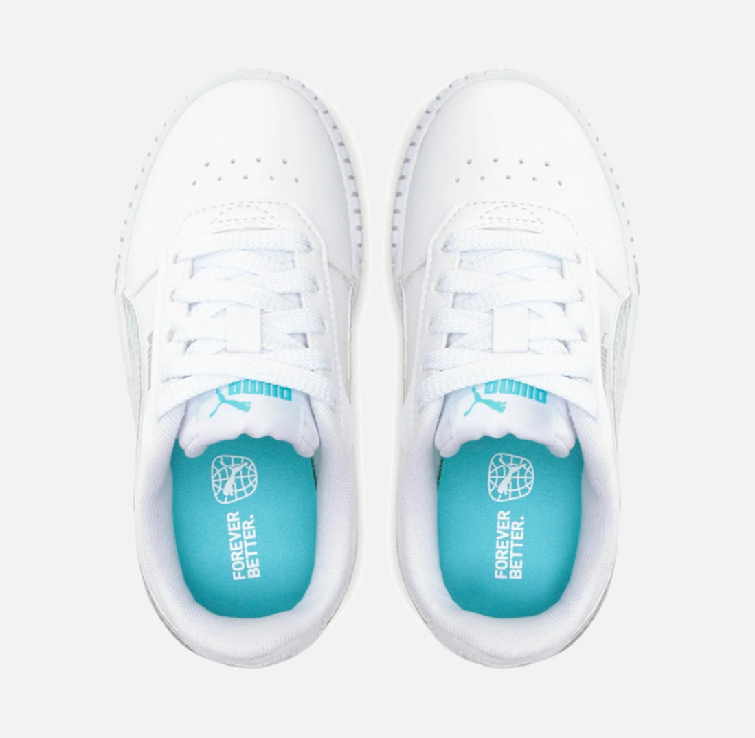 Детски маратонки PUMA Carina 2.0 Mermaid PS White/Silver 389743-01