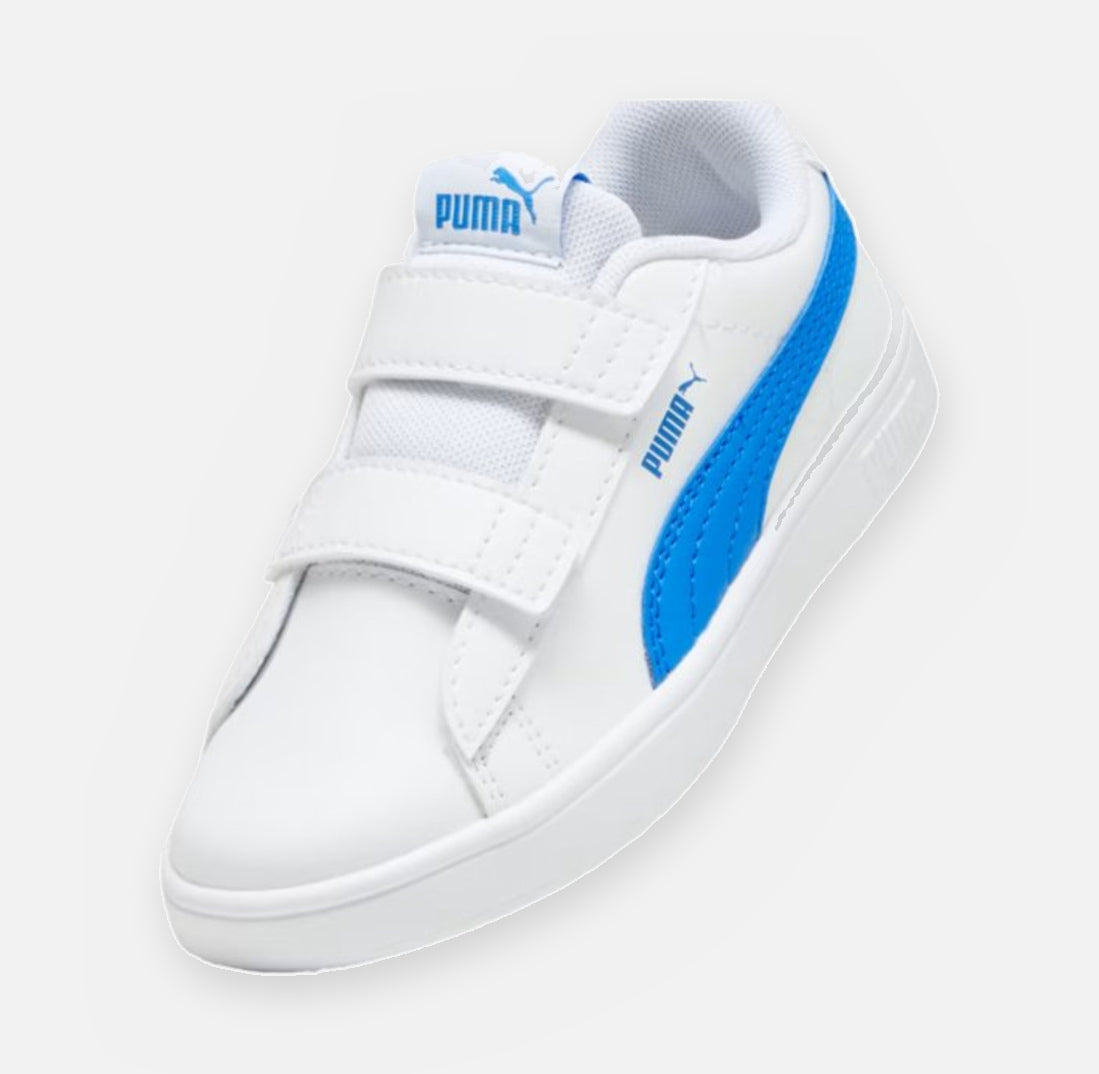 Детски маратонки PUMA Rickie Classic V PS White/Blue 394253-05