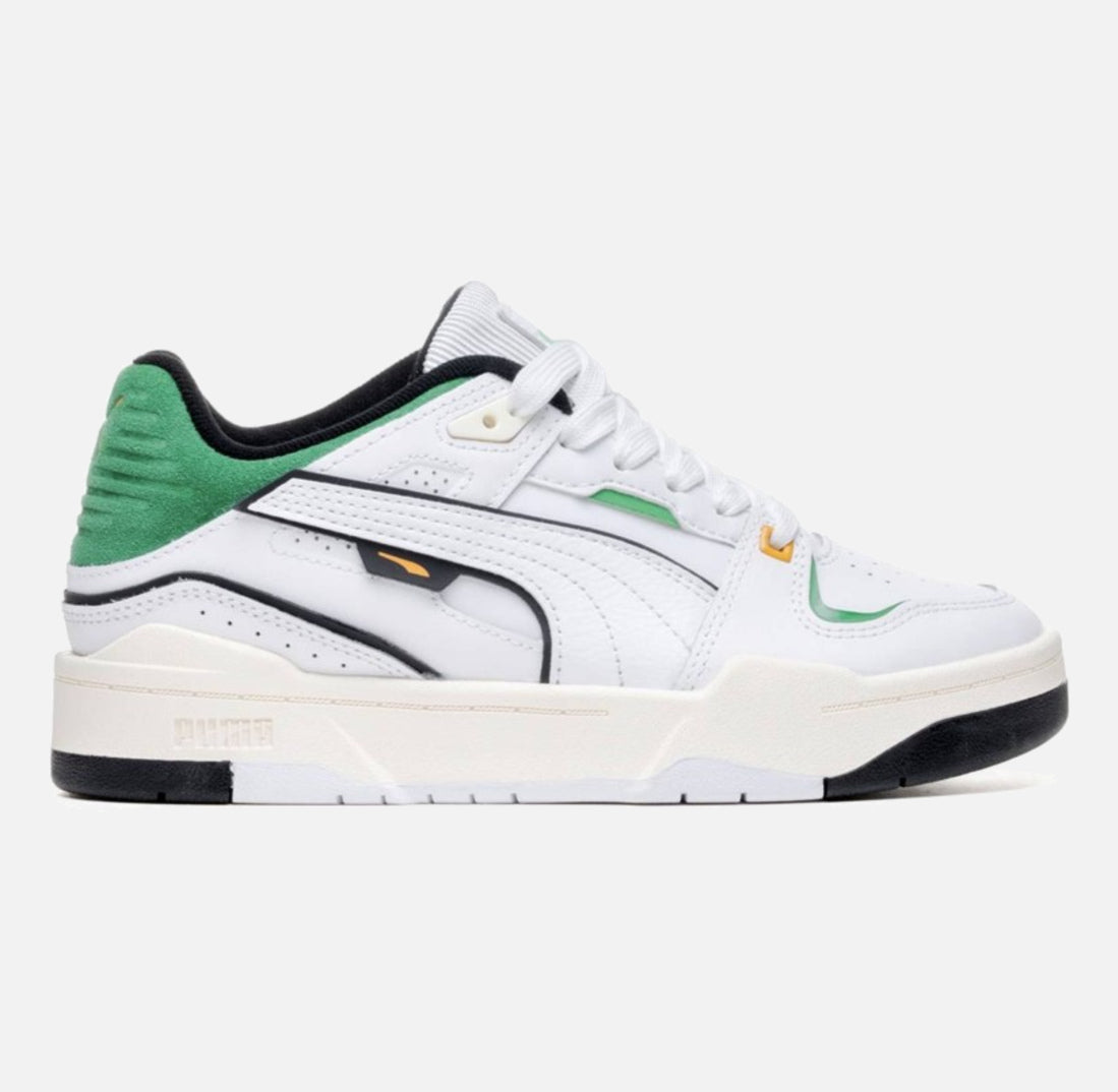 Детски маратонки PUMA Slipstream BBall JR White/Green/Black 394334-01
