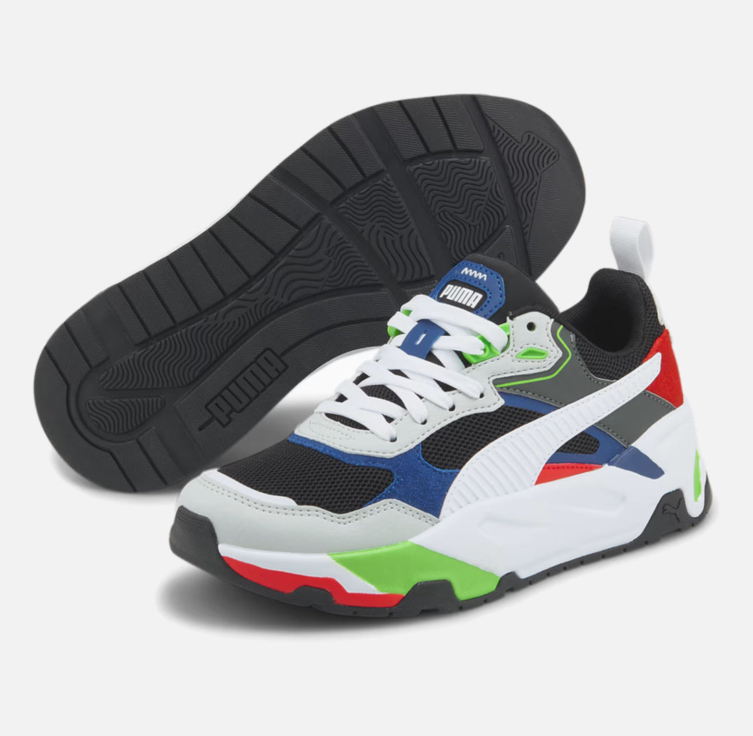 Детски маратонки PUMA Trinity JR White/Black/Multi 390838-03