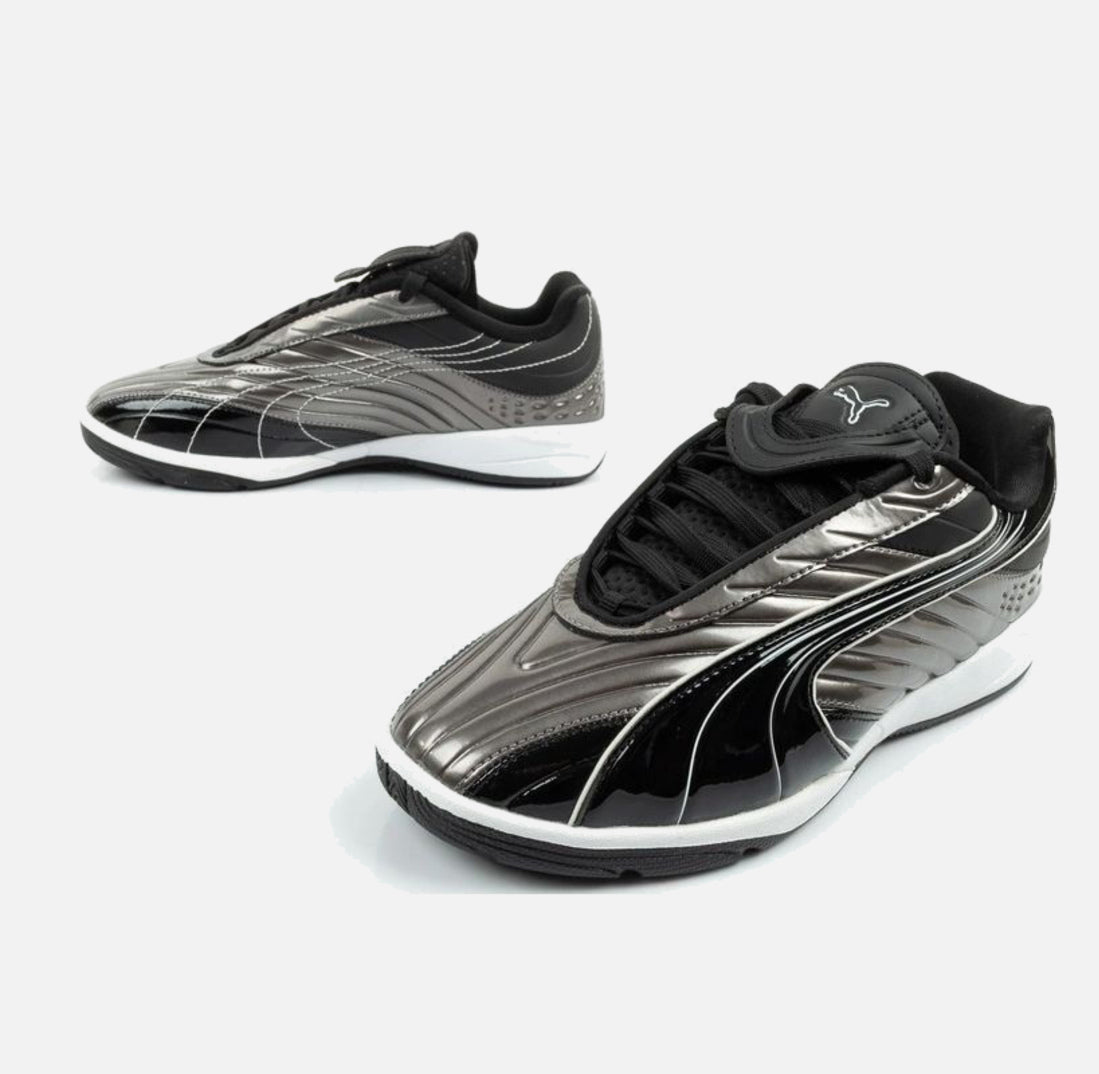 Детски маратонки PUMA V-S2 Goalgetter JR Black/Grey/White 404135-03