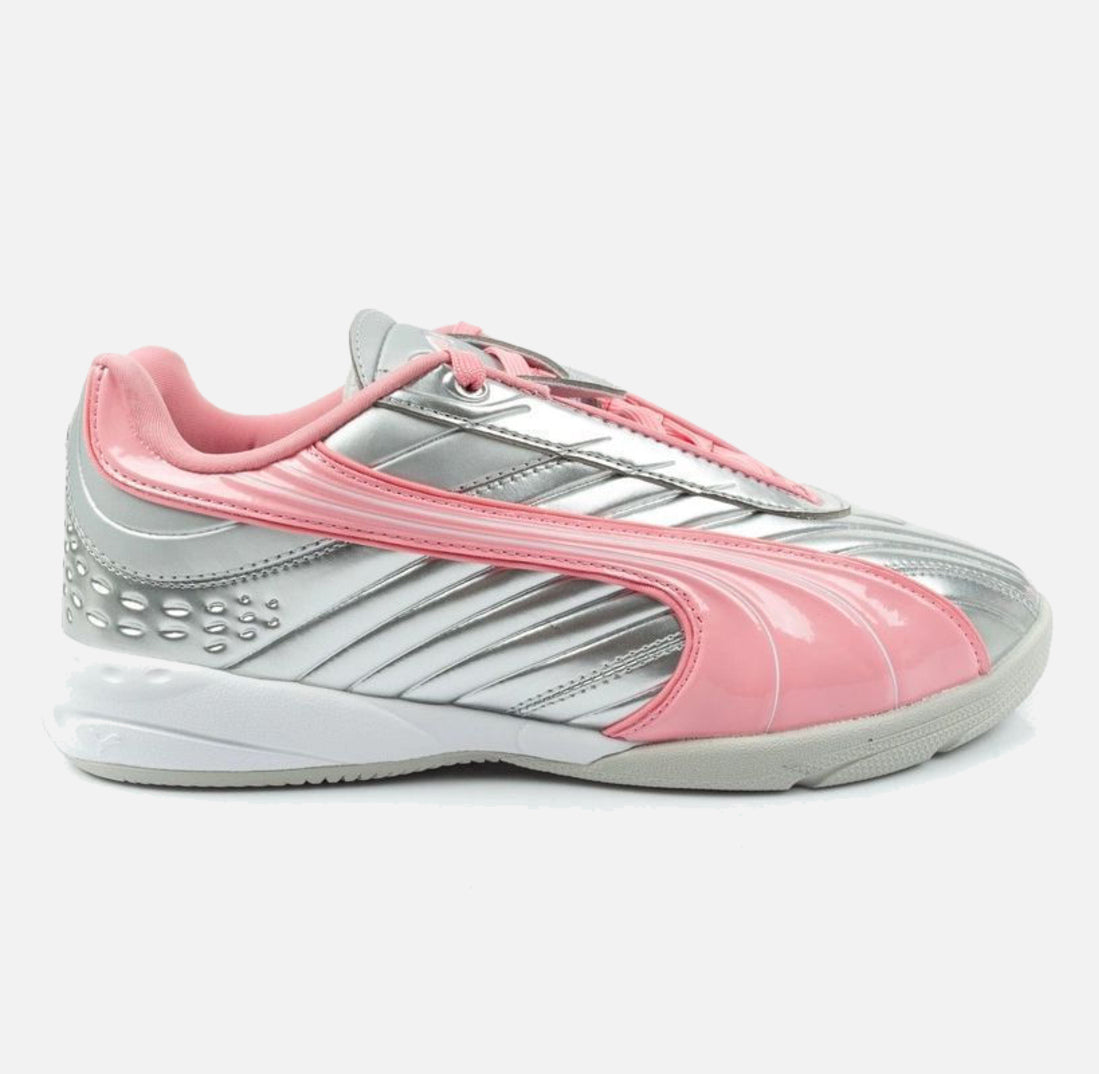 Детски маратонки PUMA V-S2 Goalgetter JR Pink/White/Grey 404135-05