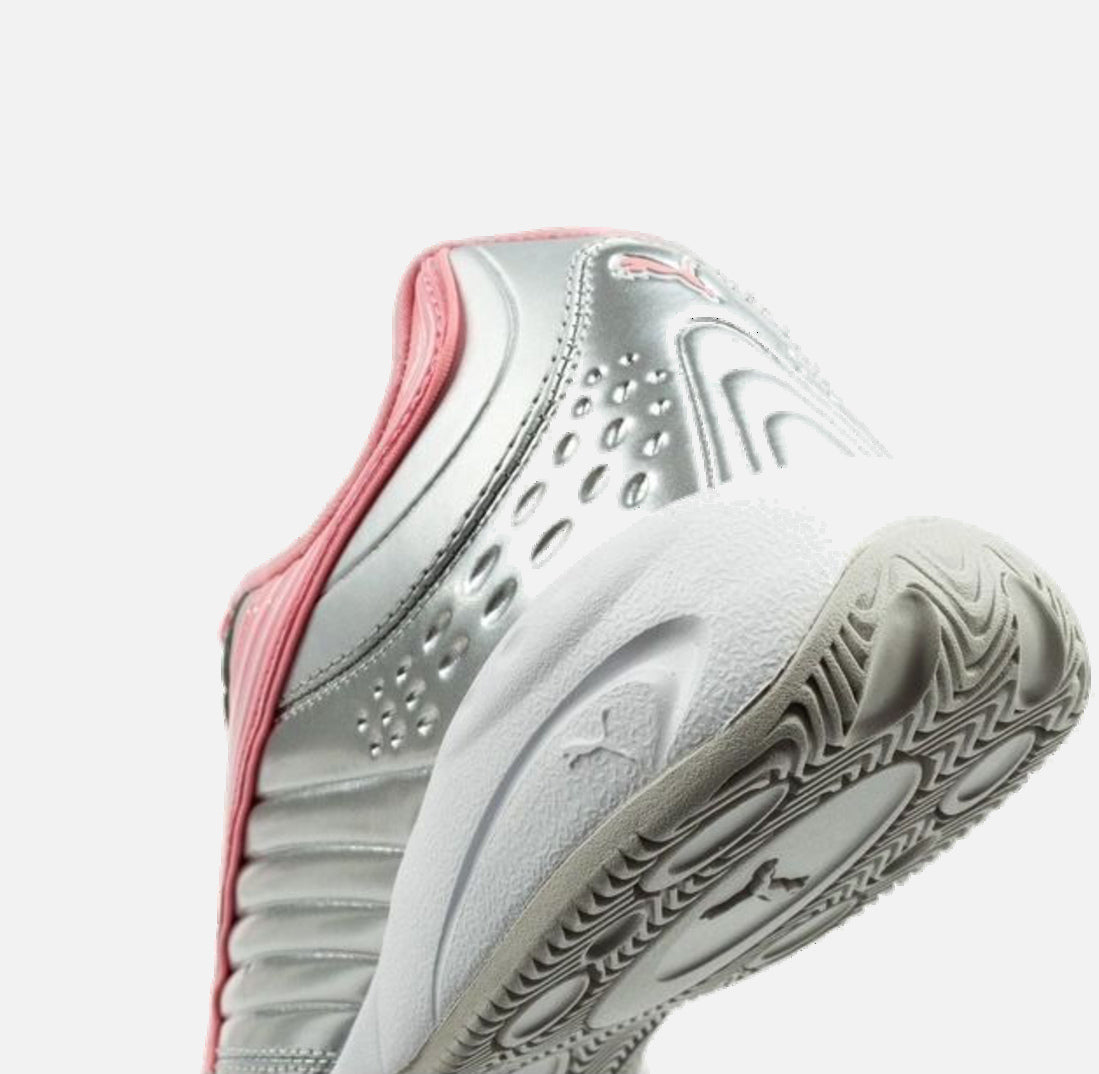 Детски маратонки PUMA V-S2 Goalgetter JR Pink/White/Grey 404135-05