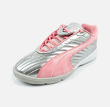 Детски маратонки PUMA V-S2 Goalgetter JR Pink/White/Grey 404135-05