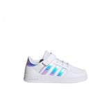 Παιδικά αθλητικά παπούτσια ADIDAS BREAKNET Λευκό με ιριδίζουσες ρίγες