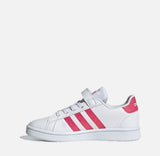 Детски маратонки Adidas Neo Grand Court White/Pink EG3811