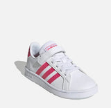 Детски маратонки Adidas Neo Grand Court White/Pink EG3811
