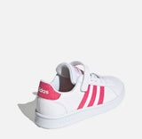Детски маратонки Adidas Neo Grand Court White/Pink EG3811