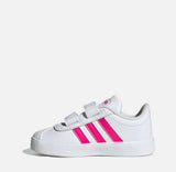 Βρεφικά αθλητικά παπούτσια Adidas VL Court White/Pink EG3890