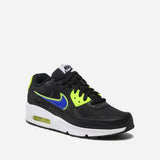 Αθλητικά παπούτσια NIKE AIR MAX 90GS Μαύρο με μπλε και έντονο πράσινο φλουό