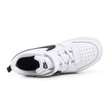 Παιδικά αθλητικά παπούτσια NIKE COURT BOROUGH Λευκό με μαύρο κόμμα