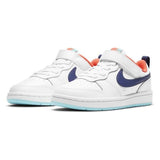 Детски спортни обувки NIKE COURT BOROUGH Бяло със лилава запетая