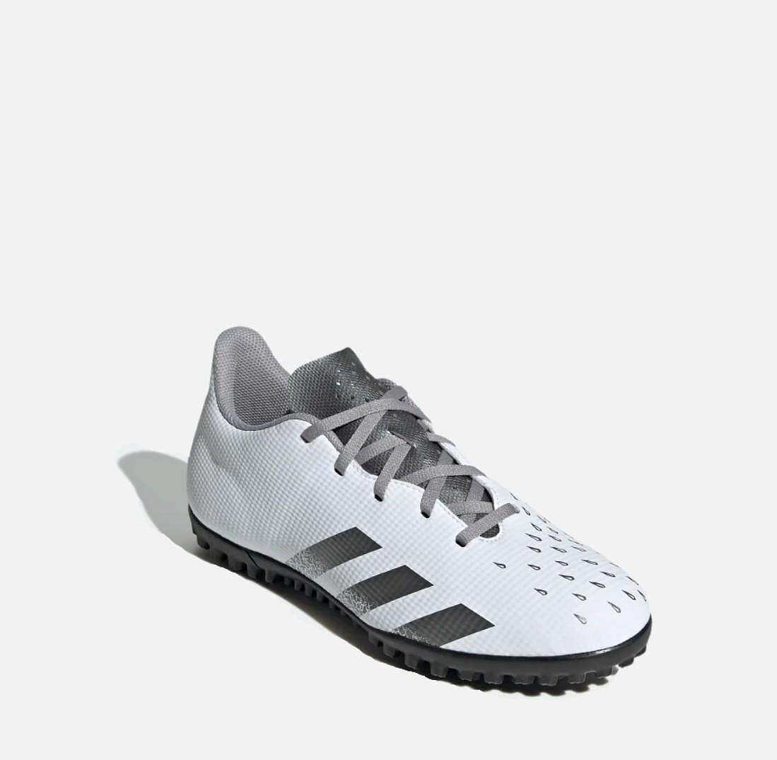 Ghete de fotbal pentru gazon artificial Adidas Predator Freak.4 TF White FY6339