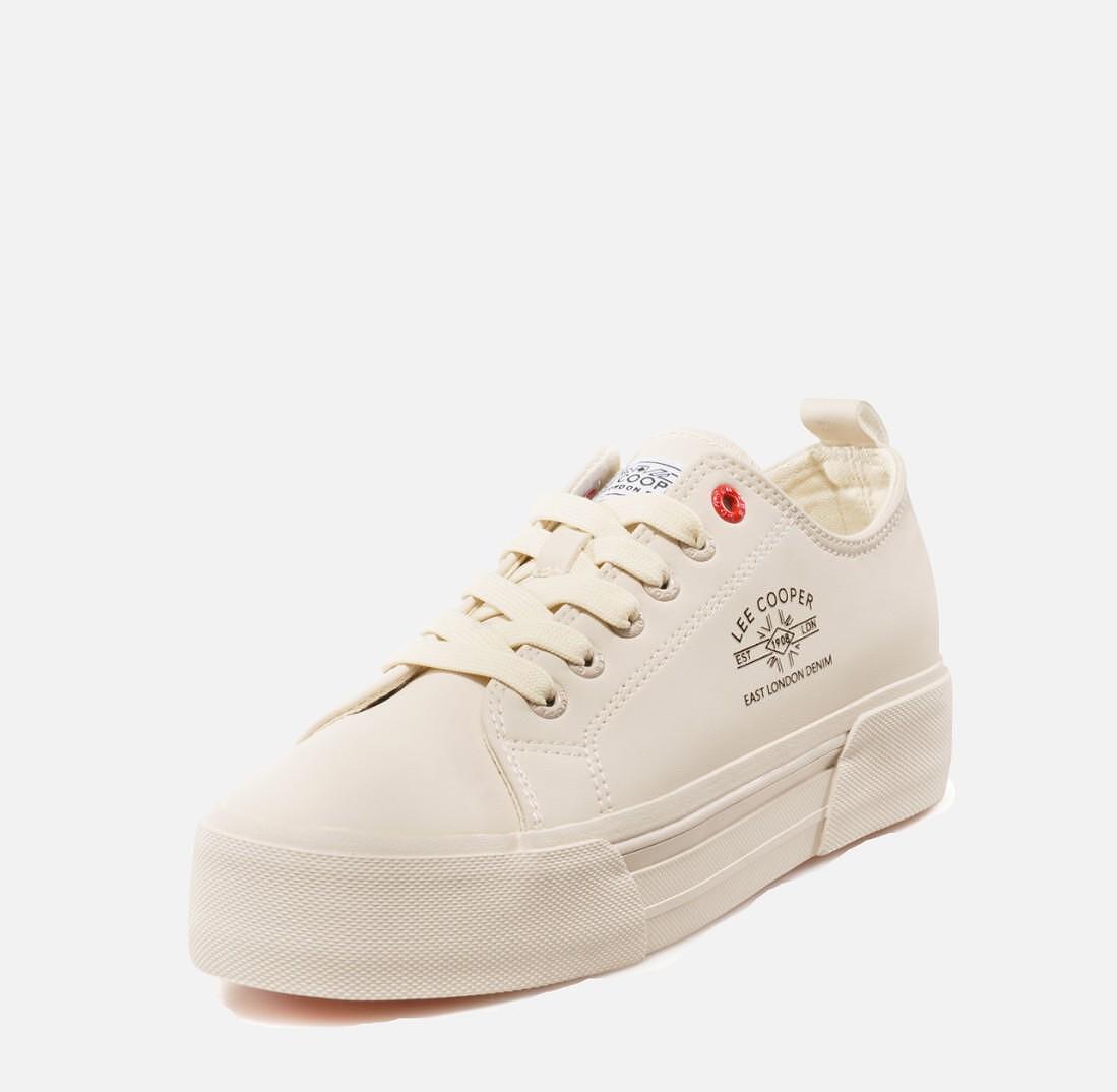 Αθλητικά παπούτσια πλατφόρμας Lee Cooper Beige G-702-25