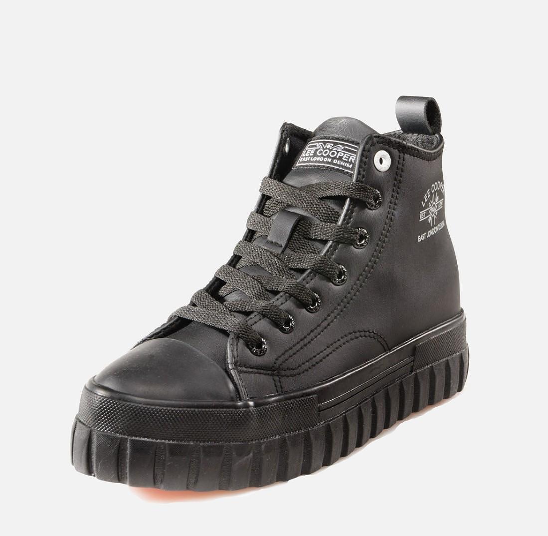 Кецове на платформа Lee Cooper Black G-702-27-H