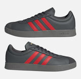 Tenisși ADIDAS VL Court Base Grey/Red JR2211