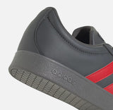 Tenisși ADIDAS VL Court Base Grey/Red JR2211