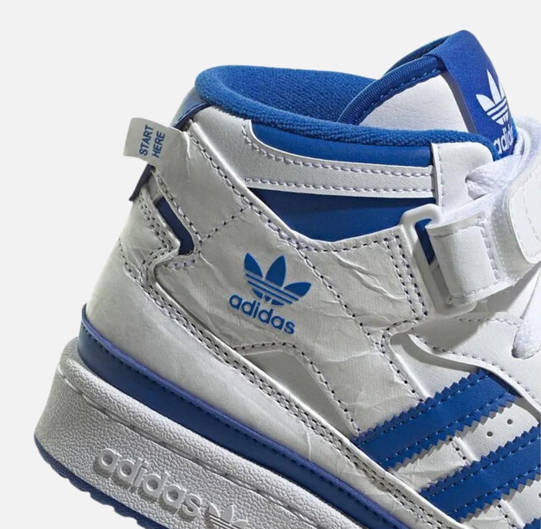 Αθλητικά Adidas Forum Mid J Λευκό/Μπλε GZ1768