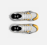 Мъжки баскетболни маратонки Under Armour Spawn 6 White / Black / Metallic Gold 3027263-100