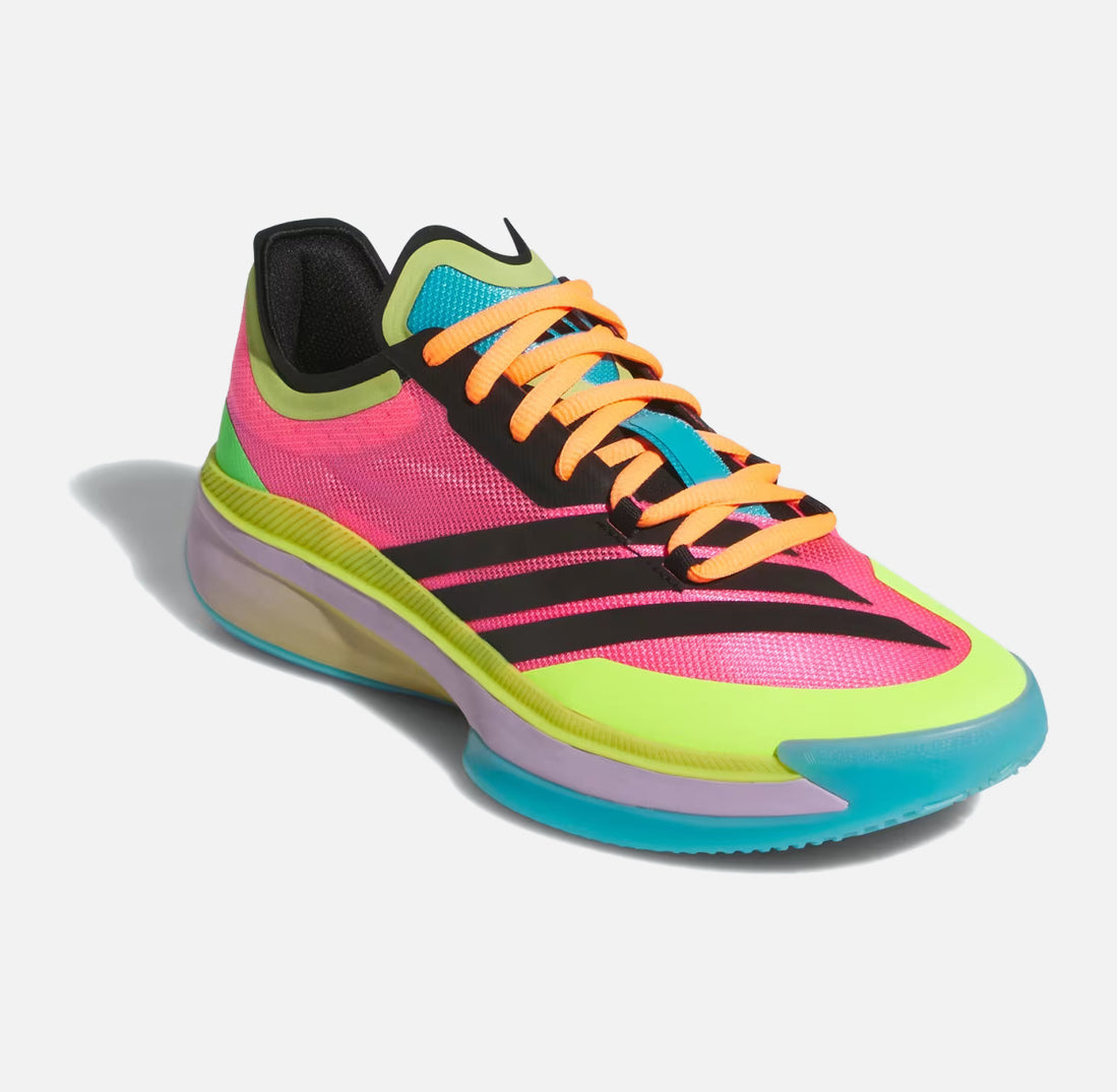 Мъжки баскетболни обувки ADIDAS Adizero Select 2.0 Pink/Purple/Lime JR8281