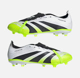 Мъжки футболни обувки калеври ADIDAS Predator League FT FG/MG White/Black/Lime JI1111