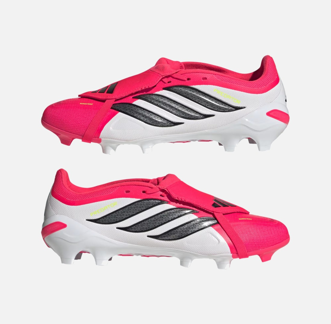 Мъжки футболни обувки калеври ADIDAS Predator League FT FG White/Pink/Black JS0422