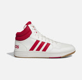Мъжки кецове ADIDAS Hoops 3.0 Mid White/Red/Gum IG5569